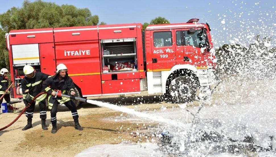 Tırda çıkan yangın zarara yol açtı