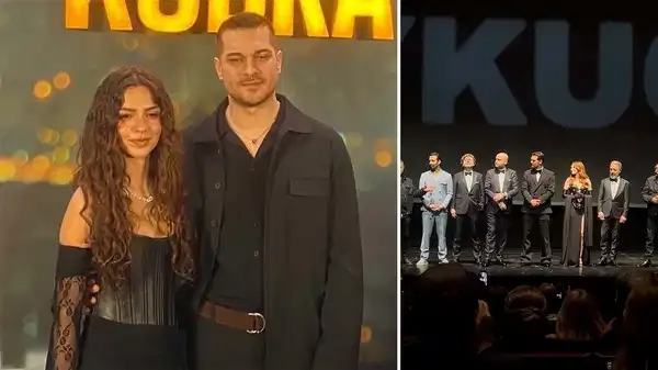 Aşıklar davette! Çağatay Ulusoy galaya sevgilisi Aslıhan Malbora ile katıldı