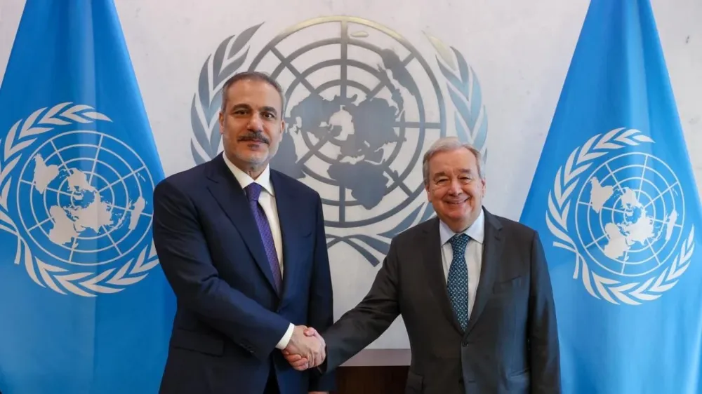Fidan, BM Genel Sekreteri Guterres ile görüştü