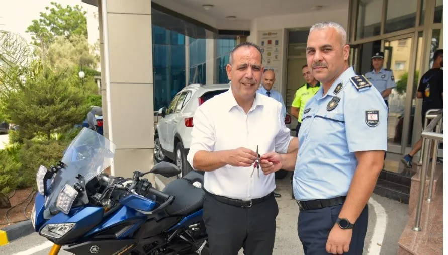  LTB’den Lefkoşa Polis Müdürlüğü’ne motosiklet bağışı