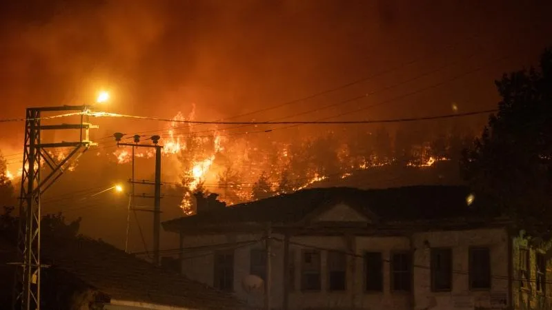  Sakarya ve Bilecik’te orman yangınlarına müdahale ediliyor