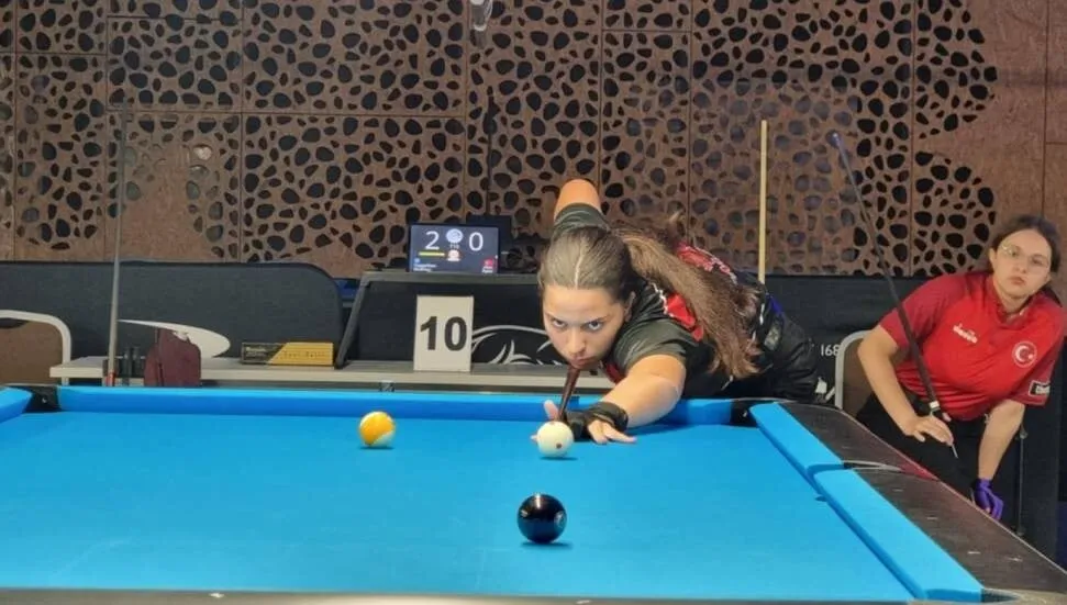 Bilardo Genç Milli Takımı’ndan ilk madalya Sevimsu Yazganarıkan’dan geldi