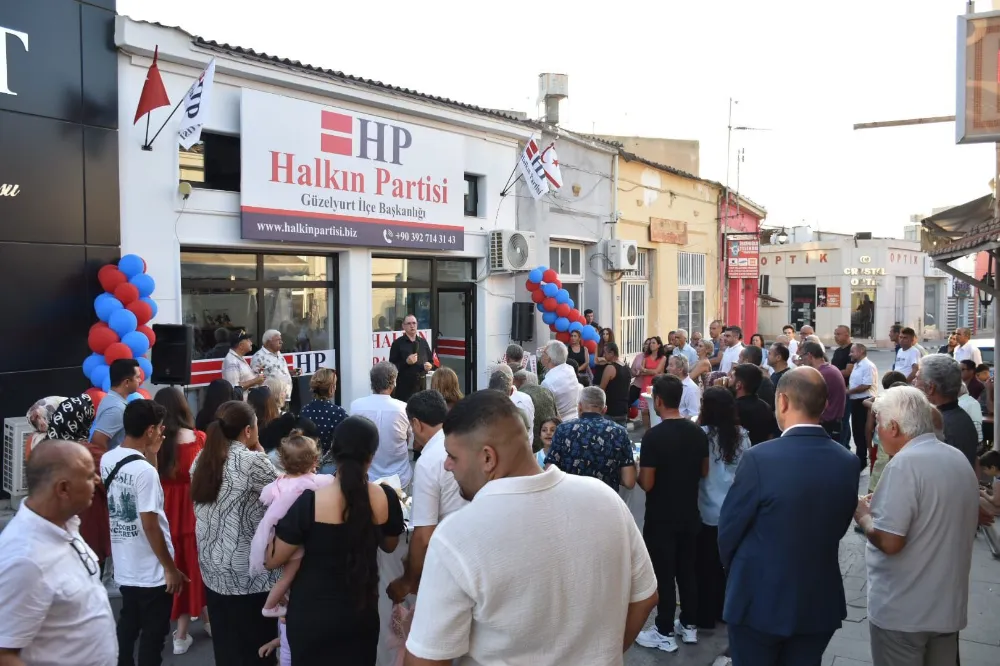  Halkın Partisi Güzelyurt yeni ilçe binası açıldı