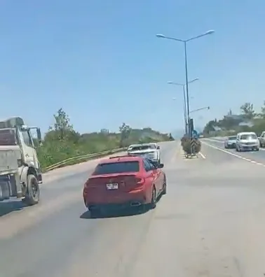  Tehlikeli sürüş yapan sürücü Girne trafik ekipleri tarafından rapor edildi