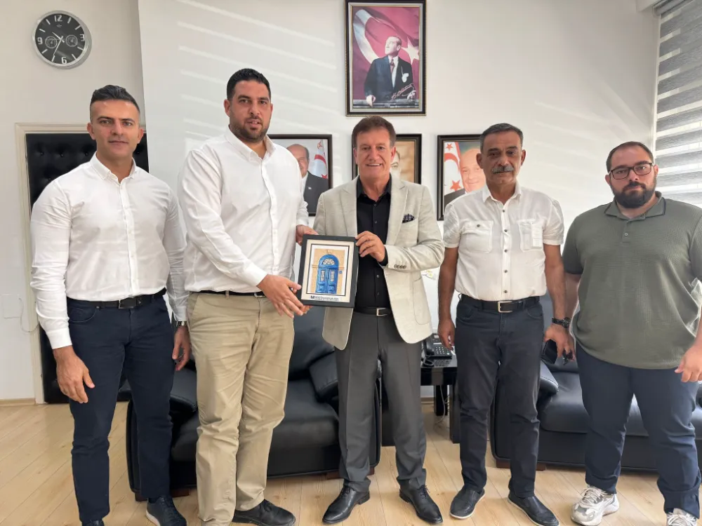  Arıklı, İnşaat Mühendisleri Odası heyetini kabul etti