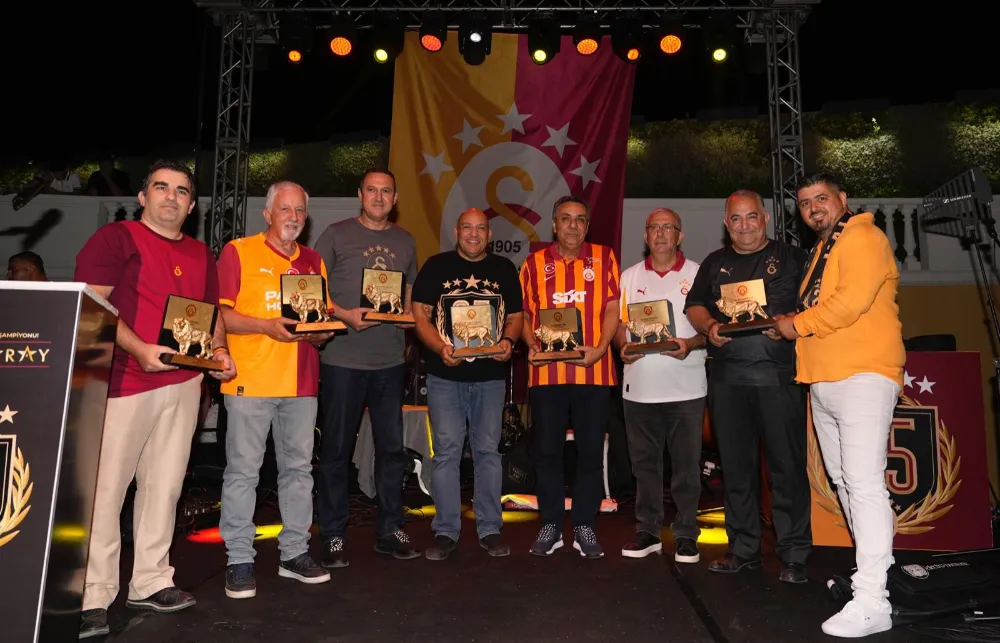 Galatasaraylılar KKTC’de 25. şampiyonluğu coşkuyla kutladı