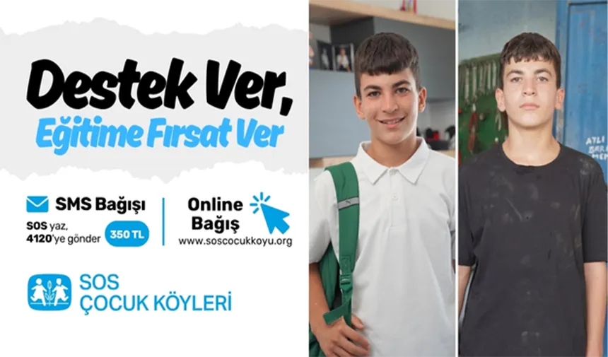 SOS Çocuk Köyü Derneği, Eğitime Destek Amacıyla Bağış Kampanyası Düzenledi