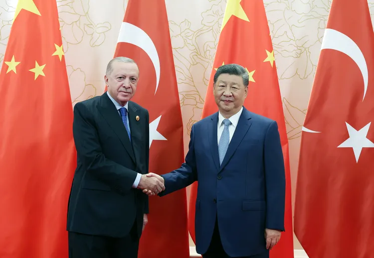 Türkiye Cumhuriyeti Cumhurbaşkanı Erdoğan, Çin Devlet Başkanı Şi Cinping ile görüştü