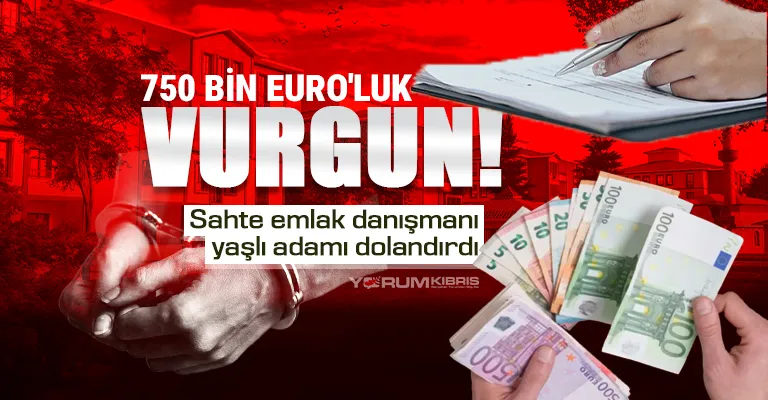 Baf’ta sahte emlak danışmanı yaşlı adamı 750 bin Euro dolandırdı