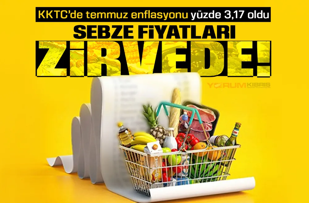 KKTC’de temmuz ayı enflasyonu yüzde 3,17