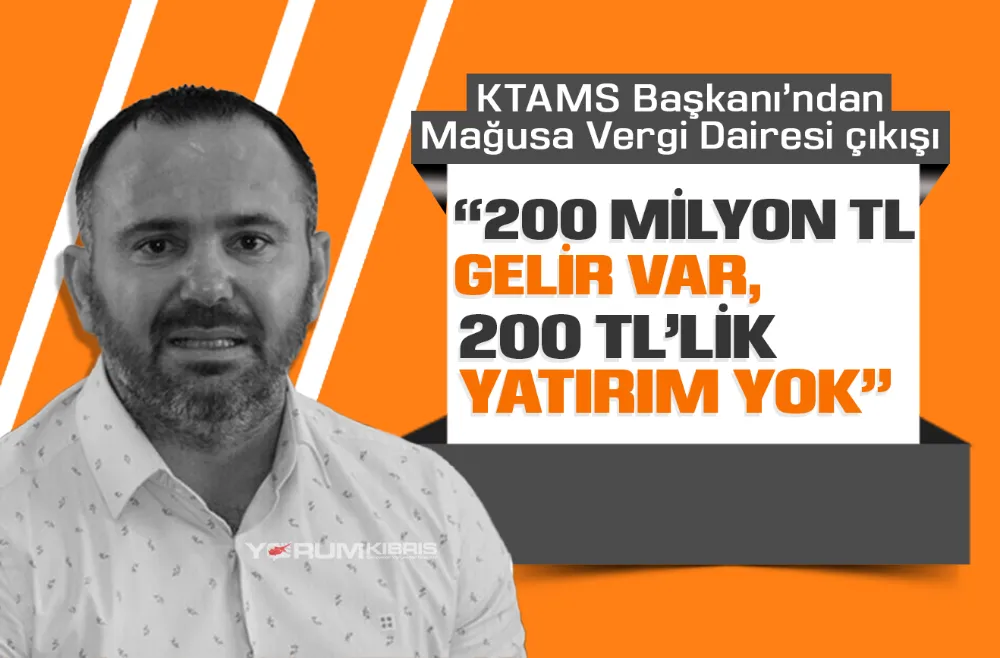 KTAMS, Gazimağusa Gelir ve Vergi Dairesi’nde basın açıklaması yaptı
